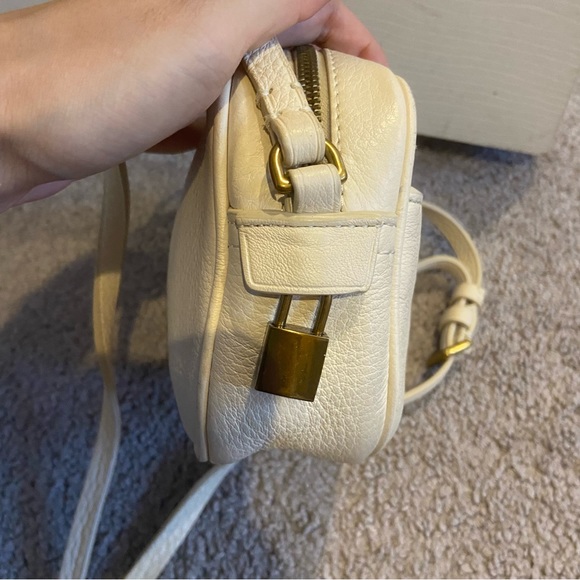 Small Cream Leather Crossbody Bag, J. Crew - Picture 4 of 6